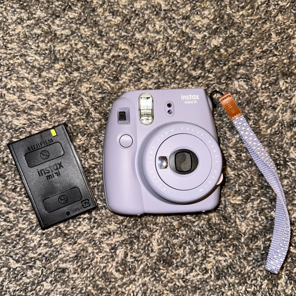 Lilac Instax Polaroid Camera